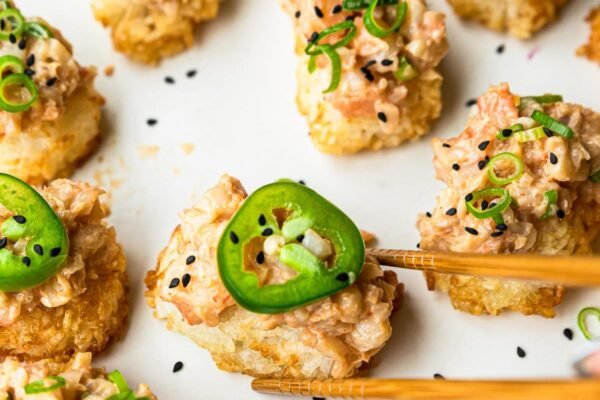 Spicy Shrimp Crispy Rice – Skinnytaste