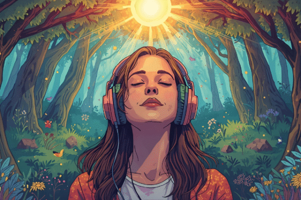 Woman listening to music.png