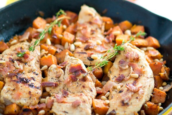 maple mustard chicken and sweet potato skillet.jpg