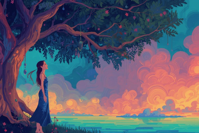 Woman under a tree.png