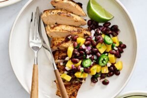 Grilled Chicken with Black Bean Mango Salsa 12.jpg